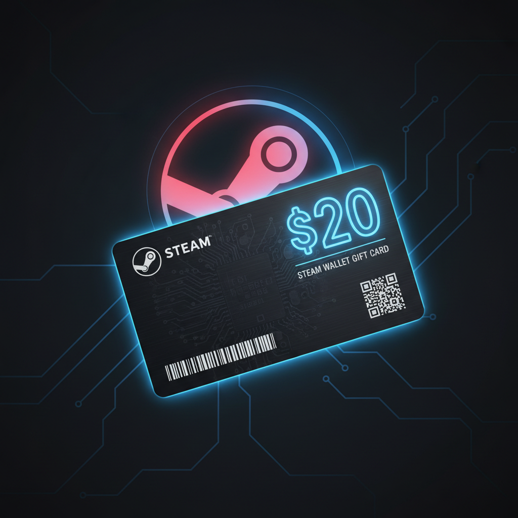 Steam Wallet - Carte cadeau $20